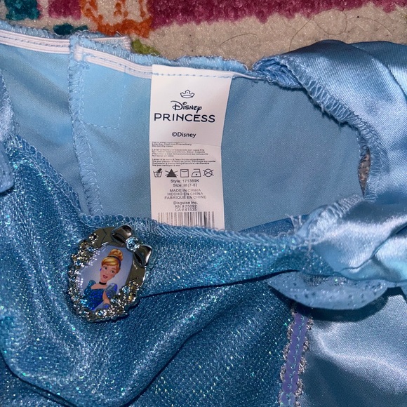 Disney Sparkling Blue Floral Princess Costume - Picture 3 of 3